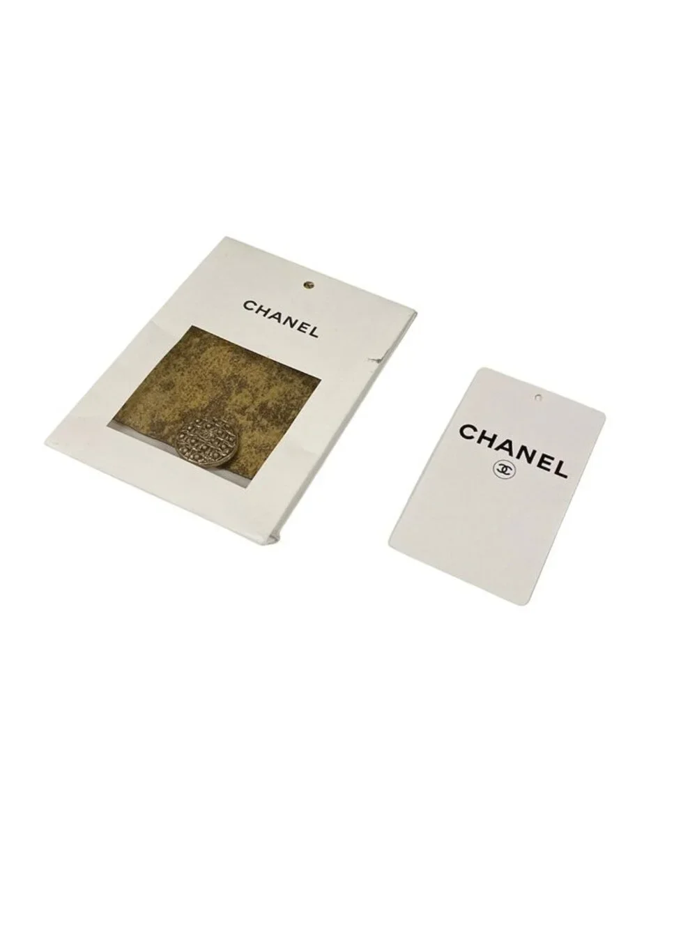Chanel Pants Gold Full Length Lambskin Silk 34